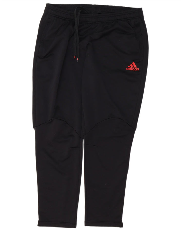 ADIDAS Mens Tracksuit Trousers 2XL Black Polyester