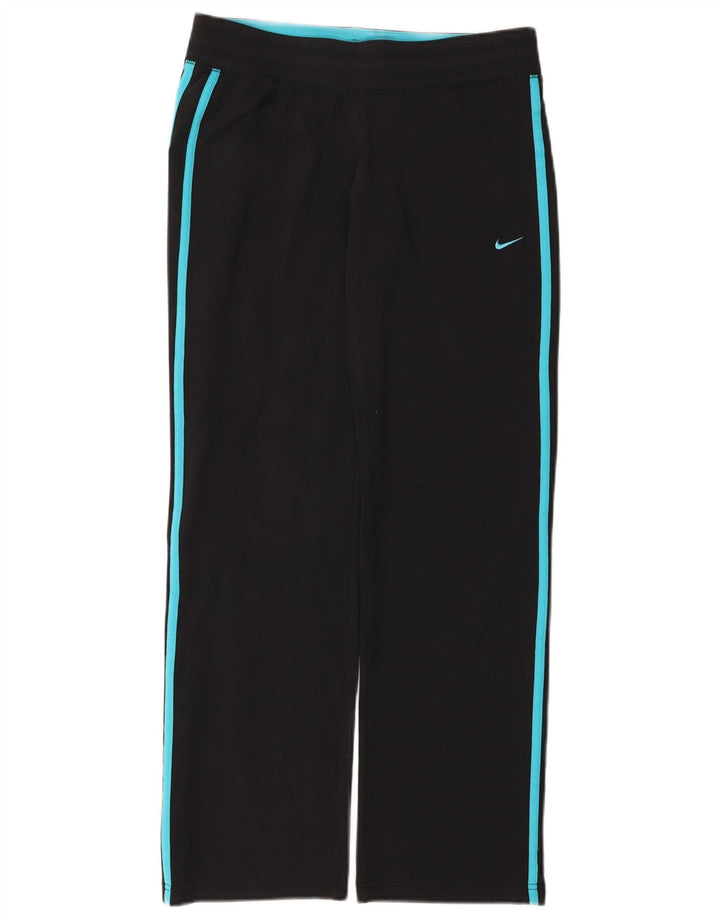 Nike Womens Tracksuit Trousers UK 14 Medium  Black Cotton
