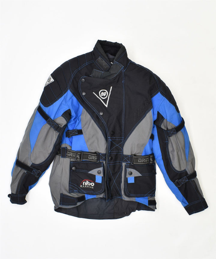ORINA Mens Nibo Racer Jacket Small Multicoloured Nylon Motorcycle | Vintage | Thrift | Second-Hand | Used Clothing | Messina Hembry 