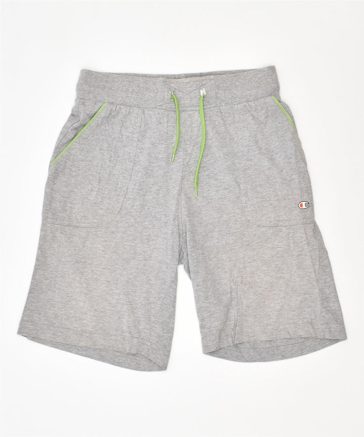 CHAMPION Boys Sport Shorts 9-10 Years Medium Grey | Vintage | Thrift | Second-Hand | Used Clothing | Messina Hembry 