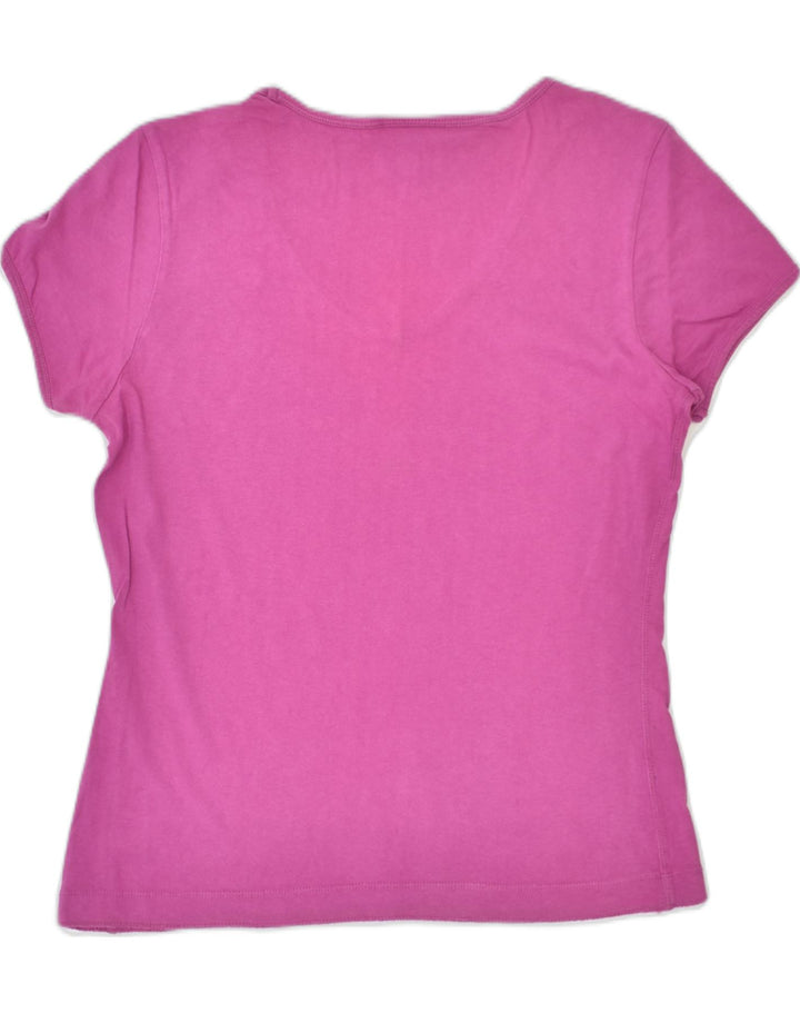 CHAMPION Womens Heritage Fit T-Shirt Top UK 14 Large Pink | Vintage | Thrift | Second-Hand | Used Clothing | Messina Hembry 