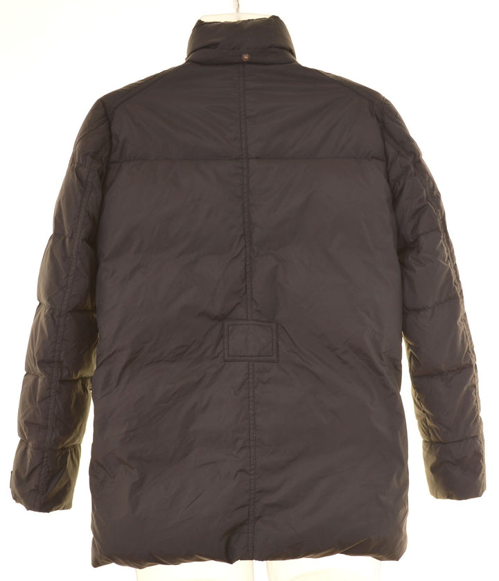 BENETTON Boys Padded Jacket 11-12 Years 2XL Black Nylon - Second Hand & Vintage Designer Clothing - Messina Hembry