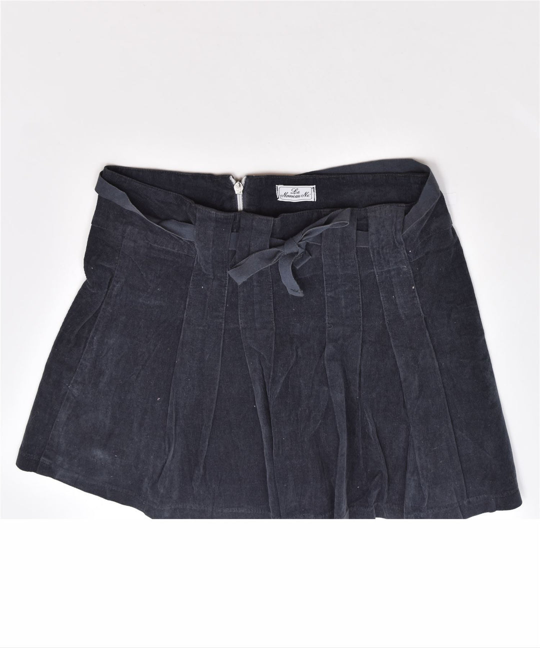 LPE NOUVEAU NE Girls Corduroy Pleated Skirt 5-6 Years W24 Grey Cotton | Vintage | Thrift | Second-Hand | Used Clothing | Messina Hembry 