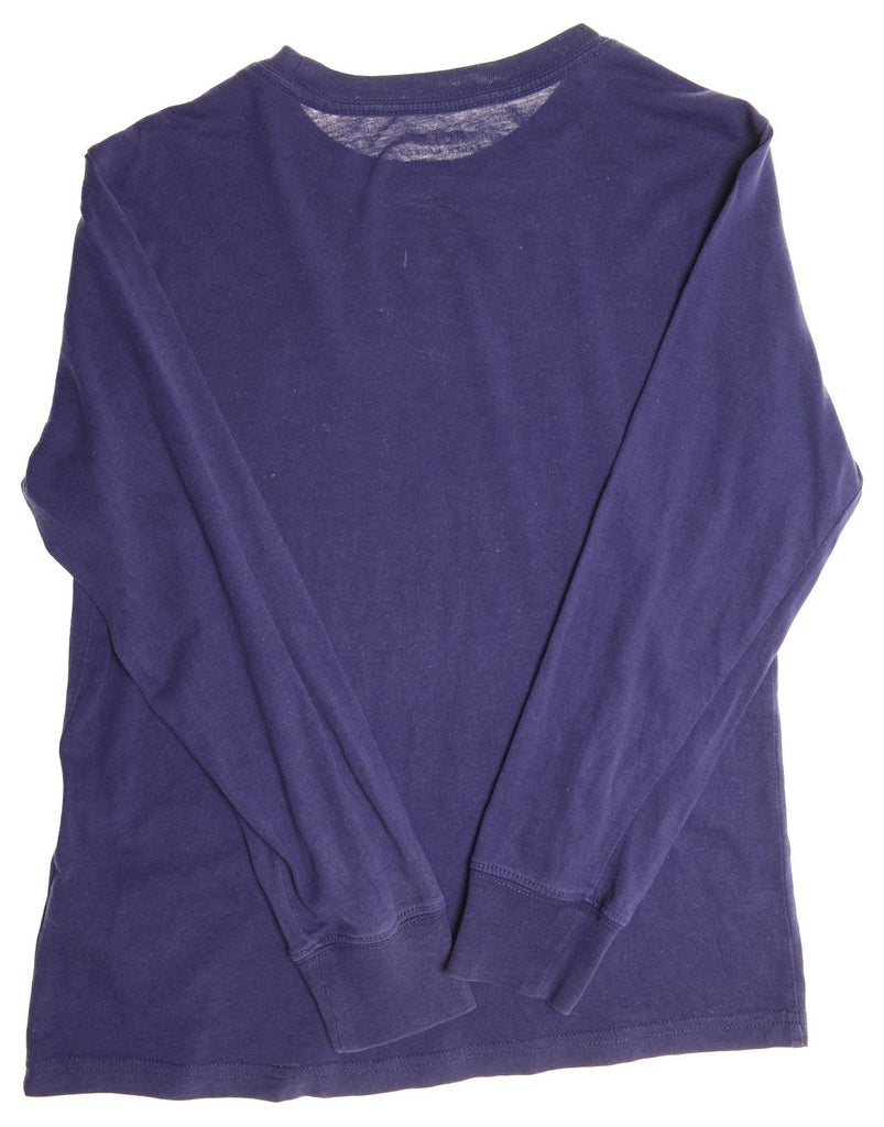 PAUL & JOE Boys Top Long Sleeve 7-8 Years Small Navy Blue Cotton - Second Hand & Vintage Designer Clothing - Messina Hembry