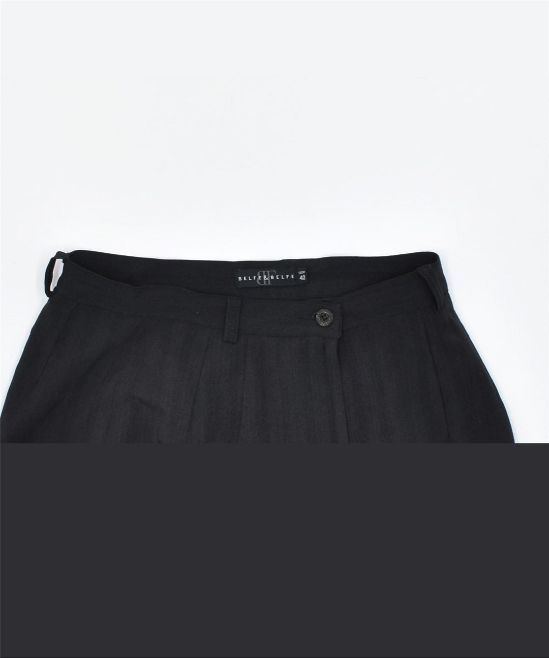 BELFE & BELFE Womens High Waist Pencil Skirt IT 42 Medium W26 Grey | Vintage | Thrift | Second-Hand | Used Clothing | Messina Hembry 